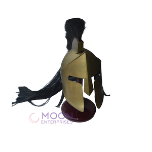 Armure King pour casque spartiate métal plaqué Halloween Costume accessoire support pour Costumes jeu de rôle grande valeur achat en gros - Product Image 3