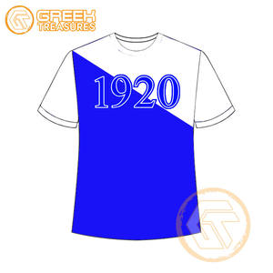 Venta al por mayor personalizada Zeta Phi Beta mujeres camiseta hermandad ropa algodón camisetas más finas mujeres fraternidad prendas - Product Image 1