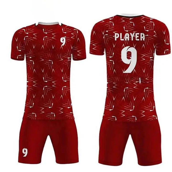 Soccer Uniform Printing Soccer Wear World Cup Football Jersey Sets