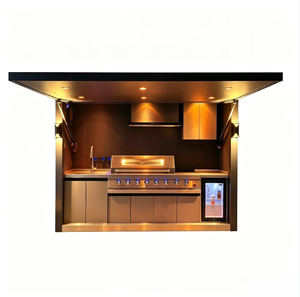 Cocina Exterior en Forma de <span class=keywords><strong>L</strong></span>, Cocina Exterior Modular para Contenedores de Envío, Cocina Exterior para Barbacoa - Product Image 6