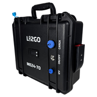 Li2Go Me24-70 Batería de Litio de 25.9V 70Ah, Fuente de Alimentación Marina Portátil