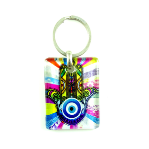 Llavero de Cristal con Ojo Turco Moderno DAFNI BIG PAZAR - Regalo Promocional Novedoso - Product Image 2
