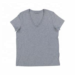 Camiseta informal de media manga con cuello redondo para hombre de alta calidad Algodón/poliéster cómodo transpirable 220g logotipo personalizado bordado sólido - Product Image 1