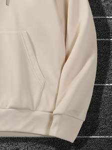 100% algodón Streetwear pulóver Sudadera con capucha impresión Digital Tie-Dye apliques diseño lavado con ácido Stonewashed sólido forrado frontal - Product Image 3