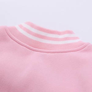 Chaqueta universitaria de béisbol personalizada transpirable de cuero de lana para hombre MOQ bajo servicio OEM de alta calidad sin cuello para invierno - Product Image 6