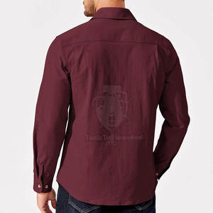 Fournisseur professionnel de jeans sur mesure, chemises en jean pour hommes sur mesure OEM / Nouvelles chemises en jean à manches longues lavées à la mode pour hommes - Product Image 4