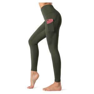 Legging professionnel de haute qualité taille moyenne coupe ajustée pour femmes nouvelle Collection du Pakistan Legging à motif solide - Product Image 2