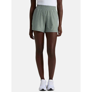 Shorts de survêtement en molleton pour femmes, taille haute, multicolores, de haute qualité, pour les sports d'été, vente en gros, décoration personnalisée avec logo - Product Image 6