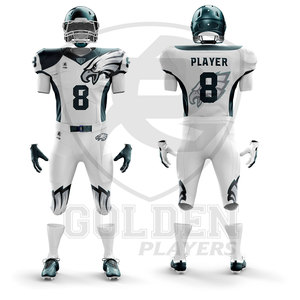 Maillots et uniformes de football américain sur mesure, respirants, grandes tailles, service OEM, 100% polyester - Product Image 1