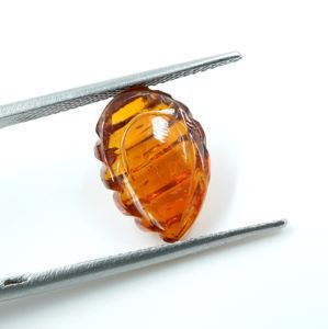 อัญมณีแกะสลักใบซิทรินธรรมชาติบราซิลสำหรับทำเครื่องประดับ - Product Image 6