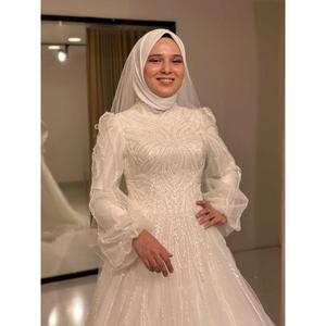 Stelle nuova stagione Hijab abito da sposa 1431T - Product Image 6