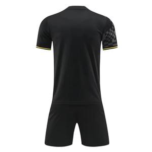 Tenue de football d'équipe, maillot de football personnalisé, conception OEM ODM, ensemble de vêtements de sport pour hommes et enfants, 100% polyester, léger, séchage rapide - Product Image 2