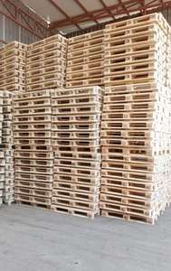 Venta al por mayor Suministro del fabricante Barato Euro EPAL 1200*800mm Paletas de madera maciza de alta calidad para almacenamiento FBA Compre palé de madera Epal - Product Image 6