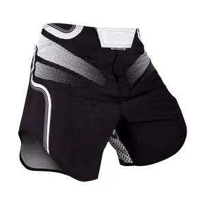 Shorts de fitness liso personalizado, bermuda personalizada de poliéster, tamanho regular, para treino de verão, mma, 100%