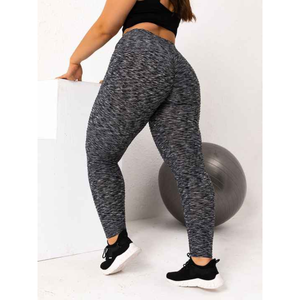 Dernier modèle Leggings de yoga en spandex/nylon Gym Active Wear Leggings de yoga taille haute pour adultes - Product Image 3