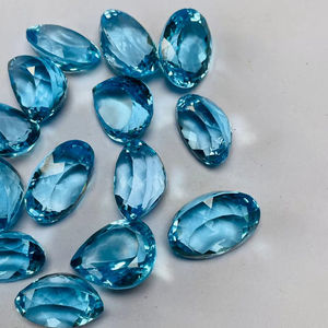 พลอยบลูโทแพซธรรมชาติ คัตติ้งแบบผสม คุณภาพระดับ AAA พร้อมความเงางามและสีสันสวยงาม เหมาะสำหรับการขัดและตกแต่งอย่างสมบูรณ์แบบ - Product Image 6