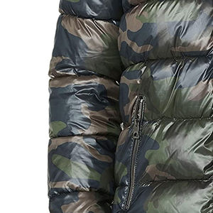 Logotipo personalizado al aire libre soporte de lona ligero impermeable transpirable cálido Puffer chaqueta de invierno de manga larga para los hombres nueva llegada - Product Image 5