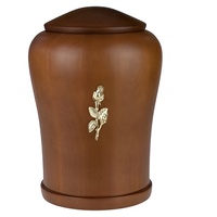 Nouveau Design Vente Chaude Prix Bas Urnes En Bois En Bois Jeton De Crémation Avec Gravure À La Main Funérailles Fabriqué En Inde 2024