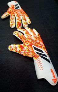 Professionnel protéger Latex tricot Nylon gants Football gardien gants Guantes De Arquero Futbol Football gants gardien - Product Image 4