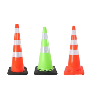 Cono DE TRÁFICO DE PVC reflectante naranja de 700mm de Pakistán, PC portátil, instalaciones de advertencia de carretera, cono de tráfico de 70cm - Product Image 5