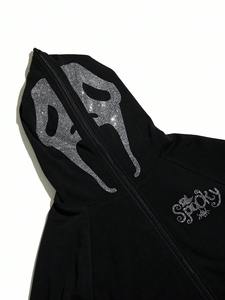 เสื้อฮู้ดแฟชั่นสไตล์สตรีทแวร์สำหรับผู้ชายและผู้หญิงผ้าฝ้ายเฮฟวี่เวทไหล่มีให้เลือกหลายสี - Product Image 2