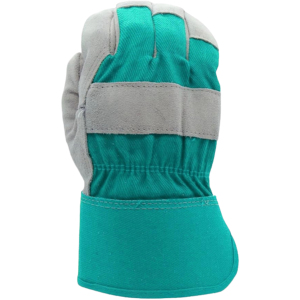 Guantes de seguridad industrial de cuero de vaca de calidad para hombre Guantes de almacén de construcción resistentes de algodón ignífugo - Product Image 6