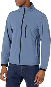 Veste Softshell pour homme, utilisation en extérieur, fabrication sur mesure OEM, col montant, imperméable, coupe-vent - Product Image 2