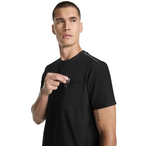 2026 T-shirt de base médical professionnel pour hommes, respirant, pour uniforme de médecin et d'infirmière, usine OEM - Product Image 4