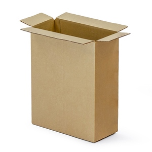 <b>White</b> Single Wall Rigid Corrugated Board <b>Box</b> Square Shape with UV Advantage for Shipping Packaging Storage of Skin Care Serum - Product Image 1