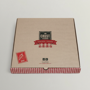Caja de Pizza Corrugada Reciclable Ecológica Premium para Empaque de Pizza Caliente y Fresca con Revestimiento Resistente a la Grasa - Product Image 3