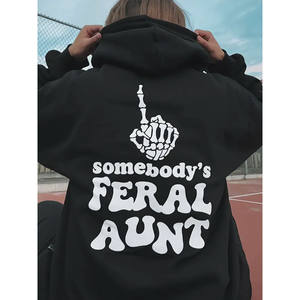 Sudadera Kinitwear para mujer Otoño/Invierno hecha en China sudadera estándar de ocio de un color - Product Image 1