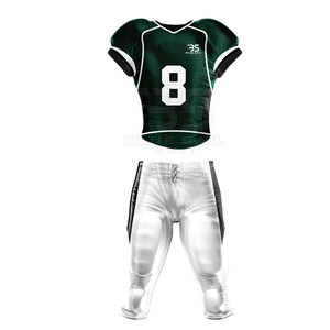 Uniforme de fútbol americano de color liso de diferentes estilos Uniforme de fútbol americano de secado rápido sublimado - Product Image 1