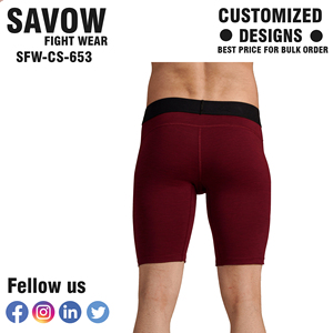 Pantalones cortos de entrenamiento Valetudo MMA al por mayor LICRA de compresión de secado rápido con estampado de sublimación transpirable para BJJ Grappling - Product Image 5