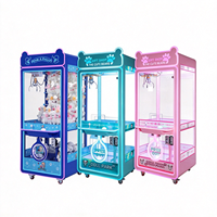 Machine à griffes à prix de gros pour centre commercial et salle d'arcade, avec boîtier de matériel de qualité commerciale, éclairage LED coloré et mécanisme de préhension précis