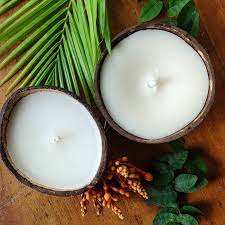 2025 bougies de noix de coco brillantes faites à la main tendance durables, cadeaux de choix aromatiques naturels, célébrations de Noël à l'ambiance de la maison - Product Image 3