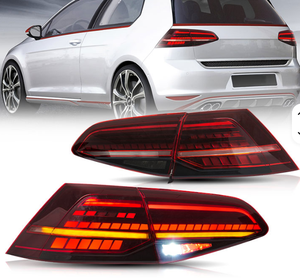 Feux arrière LED de qualité supérieure, vente en gros, feux arrière 2013-UP, clignotants séquentiels, feux arrière de voiture pour VW MK7 Golf 7 Golf Mk7 7.5 - Product Image 2