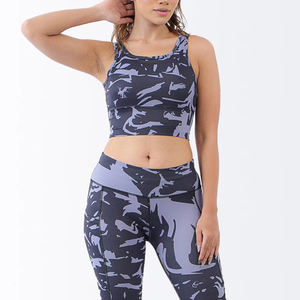 Custom Printed High Elastic <b>Sports</b> Bra Lightweight Seamless Plus Size Friendly Breathable Private Label OEM Service New Pattern - Product Image 5