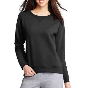 Trendy Women Stand Collar Heavy Cotton Fleece Streetwear Sweatshirt Relaxed Fit Autumn Winter Printed Badge <b>Sequined</b> <b>Top</b> - Product Image 2