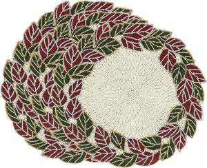 High Quality Handmade Gold Beaded Placemat Budget-Friendly and Discounted for Weddings Decorative Accessory - Product Image 4