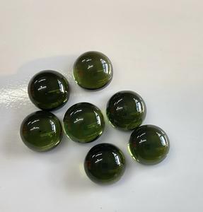 Cabujón redondo de 10mm de moldavita natural Calidad AAA-Calidad AAA de moldavita suelta - Product Image 4