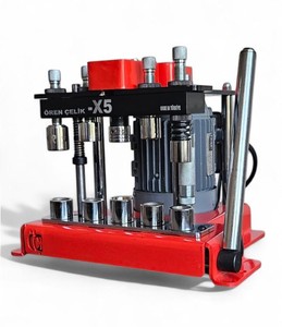 Rollo de carcasa de tiro motorizado de 5 estaciones, calibre 12/28, gran aumento, 6X, accesorios de caza de Metal de acero incluidos - Product Image 5