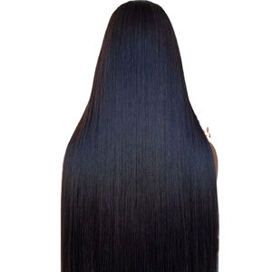 วิกผมเรมีผมจากกระดูกธรรมชาติสำหรับผู้บริจาคผม1B สีอ่อนลูกไม้ขัดด้วยน้ำยาฟอกขาวตามธรรมชาติ - Product Image 1