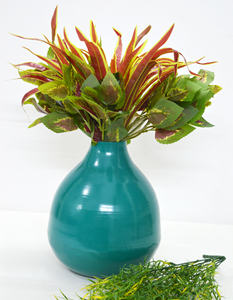 Vantage Vase à fleurs en métal design émail fantaisie de luxe moderne pour la décoration de la maison et les fêtes de salon et la décoration de désherbage - Product Image 3