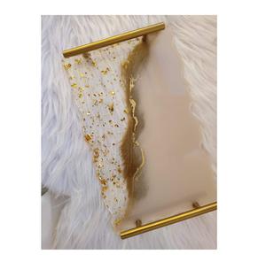 Plateau en résine solide Plateau Décoration intérieure de luxe Écologique Fabriqué à la main Qualité standard en Inde - Product Image 6