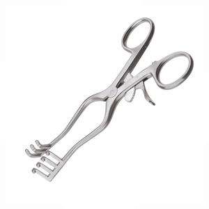 Retractor Weitlaner de alto grado 3x4 puntas con trinquete instrumentos veterinarios quirúrgicos retractores Adson - Product Image 3