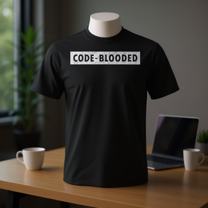 Camiseta promocional de programador e ingeniero de software Code Blooded - Product Image 3
