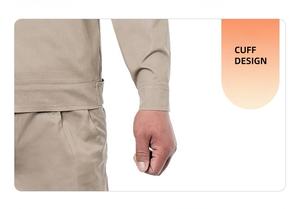 Veste de sécurité en coton d'hiver pour les électriciens de la construction, vêtements de travail respirants anti-chaleur, uniforme - Product Image 6