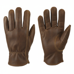 Guantes de Construcción al por Mayor, de Cuero Vacuno, Resistentes, Antideslizantes, Transpirables, de Seguridad Laboral, Personalizables, Sin Polvo - Product Image 4