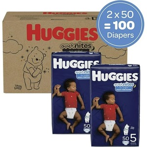 Huggies ผ้าอ้อมเด็ก5ผ้าอ้อมผ้าฝ้ายนุ่มสำหรับทารกผ้าอ้อมเด็กแบบใช้แล้วทิ้งขนาด XXL แพ็ค100ขายส่ง - Product Image 6