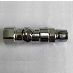 APLUS-Acoplador de aire universal giratorio, acero cromado, 1/8 grados, 360 ", - Product Image 2